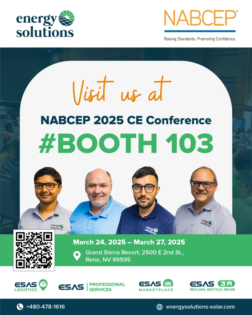 NABCEP 2025 CE CONFERENCE, Booth 103 Exhibitor ESAS